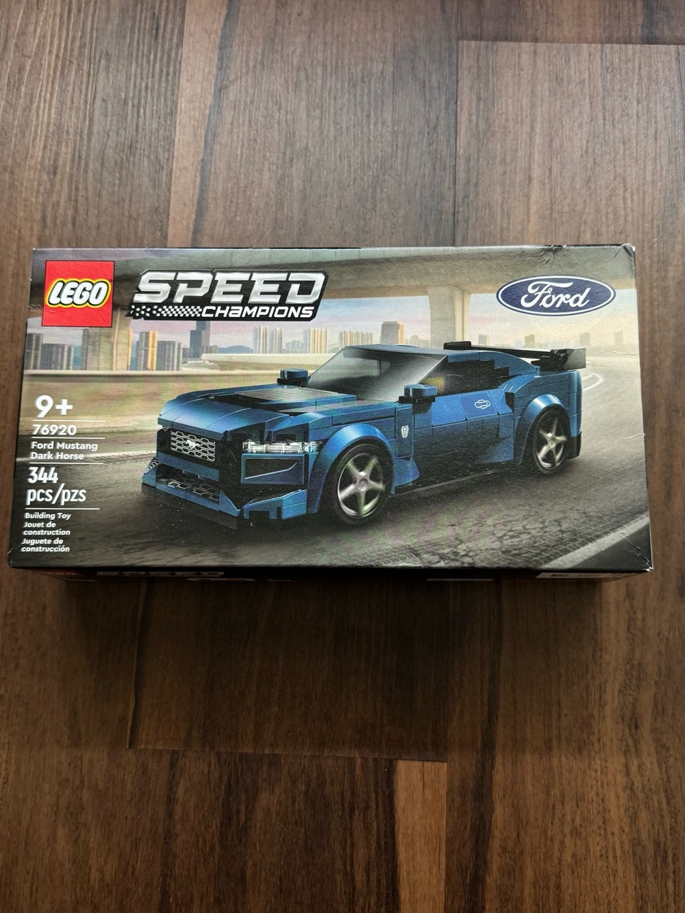 Lego Speed Champions Ford Mustang Dark Horse - Blue and Black